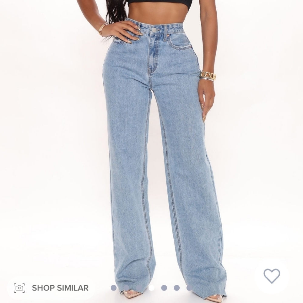 Wide leg jeans Size 5